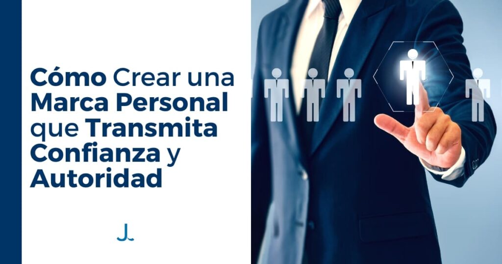 Hombre en traje señalando una figura destacada entre varias personas, representando liderazgo y confianza en marca personal.
