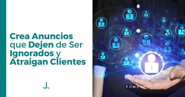 Red de íconos de usuarios conectados representando atracción de clientes a través de anuncios en redes sociales