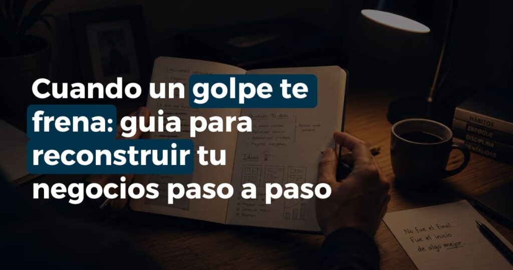 Cuando un golpe te frena: guía para reconstruir tu negocio paso a paso